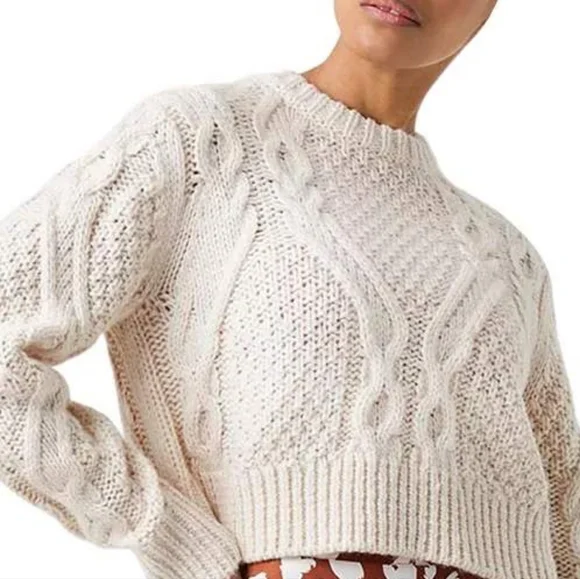 WomenFRENCH CONNECTIONKalina Cable Knit Sweater - Picture 1 of 2